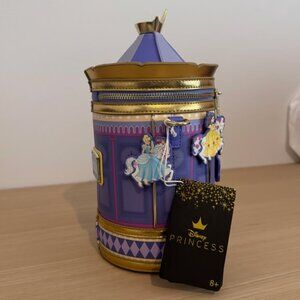 Loungefly Exclusive Disney Princess Carousel Figural Crossbody Bag